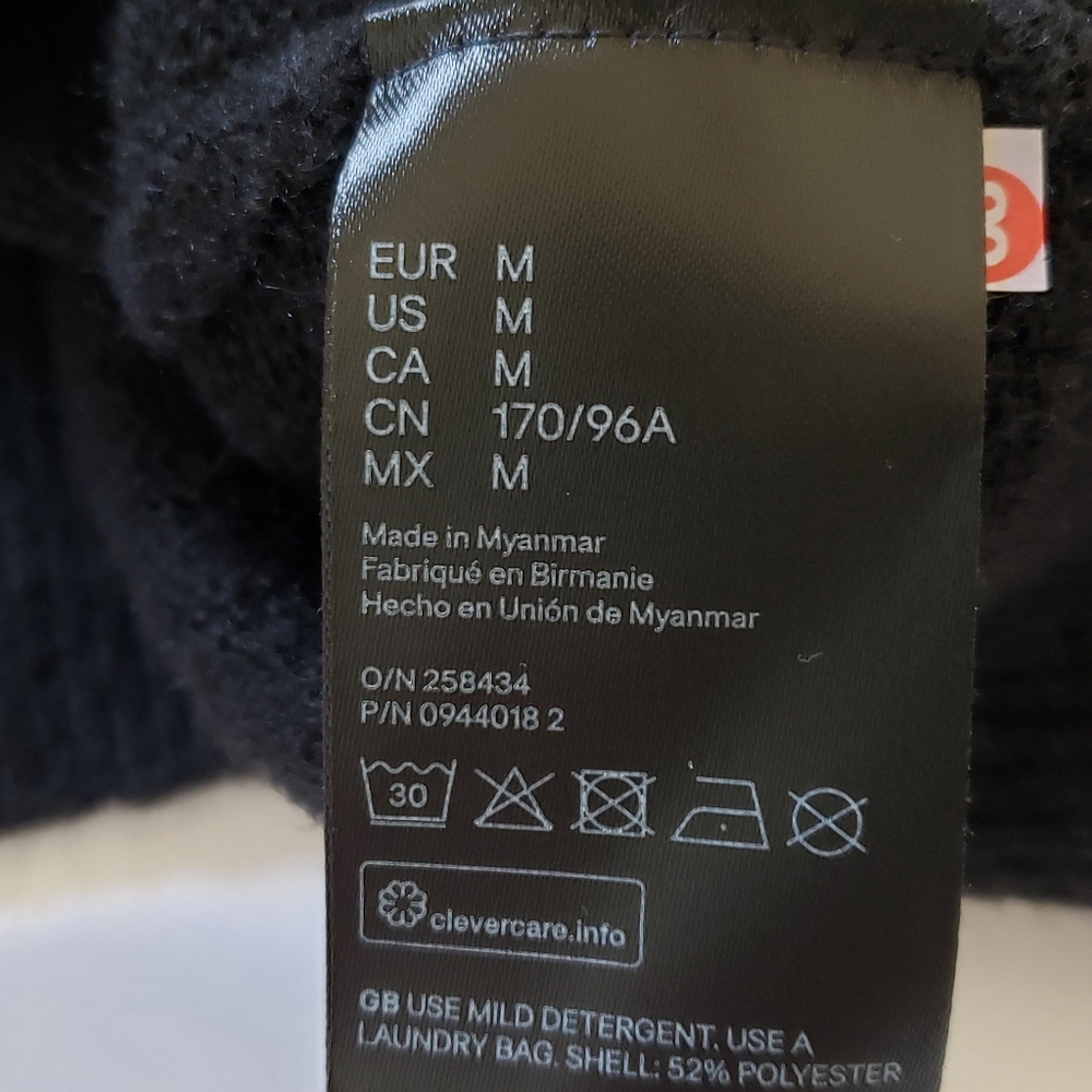 H&M Festive Rhinestone Button Sweater - image 7